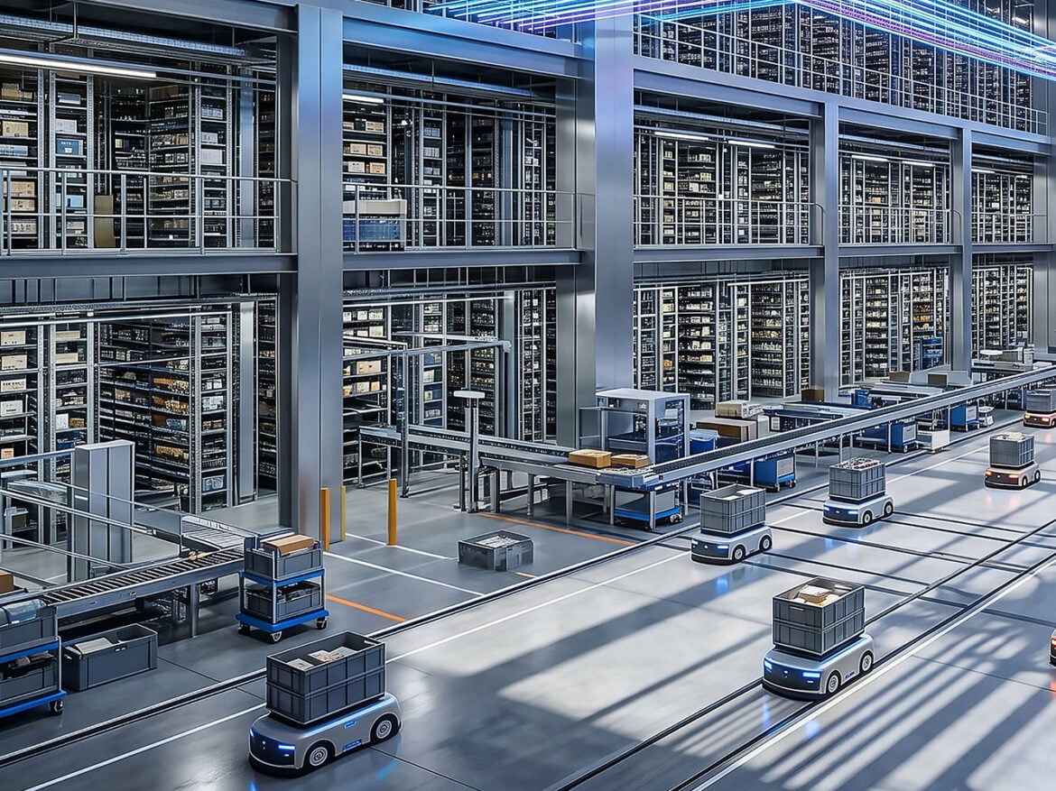 AMRs and Conveyors within High Throughput Fulfillment Operations